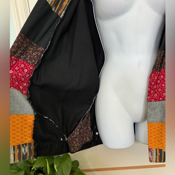 Vintage patchwork puffer jacket - Picture 4 of 9